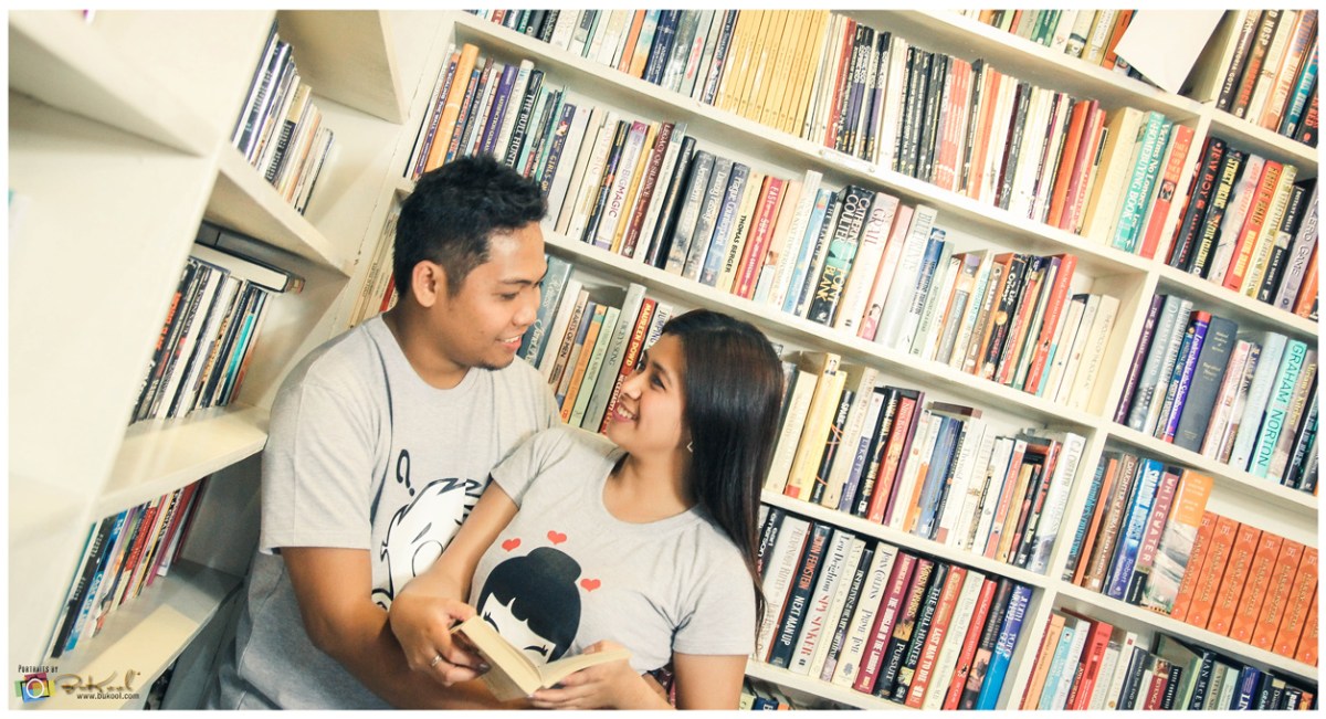 Library Themed Prenup, Best Places in Cebu for Prenup, Cebu Wedding Photographer, La Belle Bookshop Prenup
