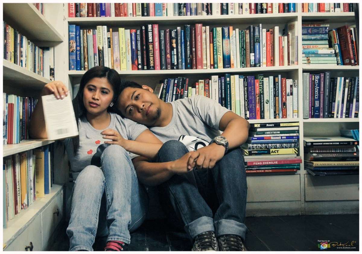 Library Themed Prenup, Best Places in Cebu for Prenup, Cebu Wedding Photographer, La Belle Bookshop Prenup