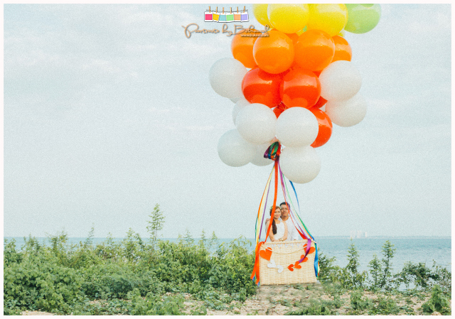 pangea beach resort lilo-an cebu prenup, engagement session, bukool photography, cebu wedding package, skye wedding coordinator, erwin-chuchi prenup, fantasy theme prenup, peppermint makeup artistry by raine, balloons prenup
