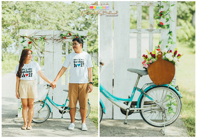pangea beach resort lilo-an cebu prenup, engagement session, bukool photography, cebu wedding package, skye wedding coordinator, erwin-chuchi prenup, fantasy theme prenup, peppermint makeup artistry by raine, bicycle prenup