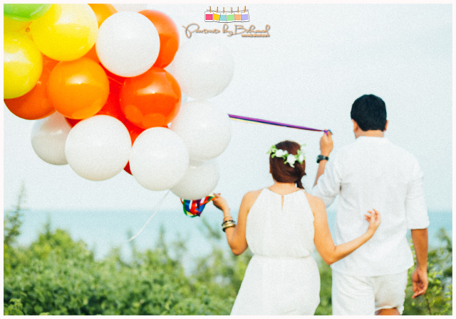 pangea beach resort lilo-an cebu prenup, engagement session, bukool photography, cebu wedding package, skye wedding coordinator, erwin-chuchi prenup, fantasy theme prenup, peppermint makeup artistry by raine, balloons prenup