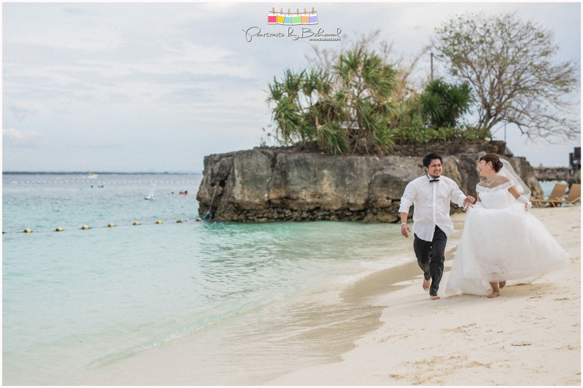 shangri-la mactan wedding, japanese wedding, beach wedding, destination wedding, bukool films, portraits by bukool, cebu destination wedding photographer and videographer