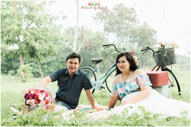 vintage themed prenup, rain prenup, vintage bicycle, good shepherd cebu prenup, liz cinco hair and makeup artist, bukoolfilms wedding video, portraits by bukool, cuckoo cloud concepts
