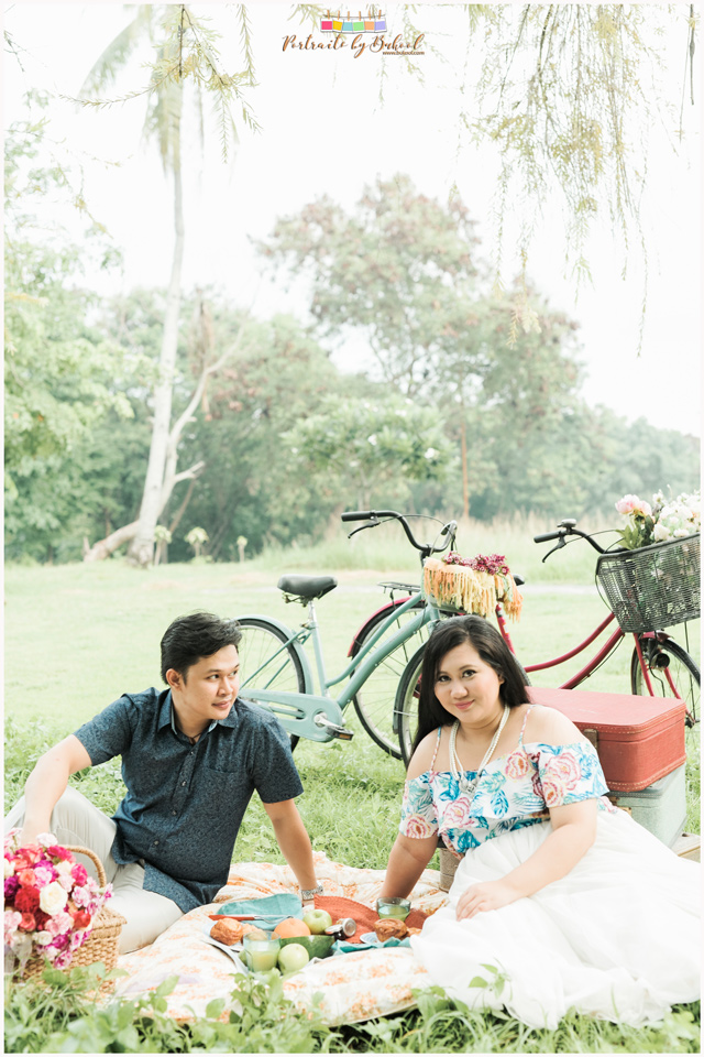 vintage themed prenup, rain prenup, vintage bicycle, good shepherd cebu prenup, liz cinco hair and makeup artist, bukoolfilms wedding video, portraits by bukool, cuckoo cloud concepts