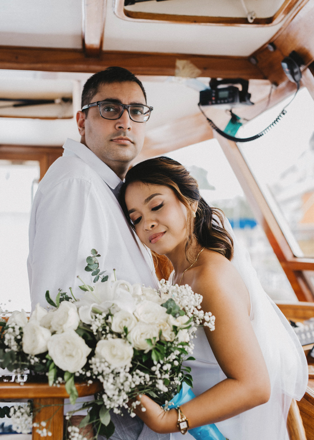 BukoolFilms, Cebu Wedding Photographer and Videographer, Cebu Wedding Suppliers, Halla Cat Wedding, Zamil and Anni Yacht Wedding, Portraits by Bukool, Yacht Wedding