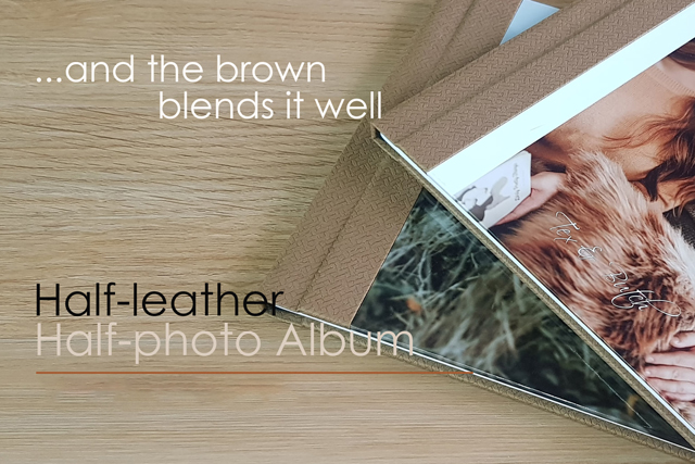 Half-Leather | Half-Photo Album