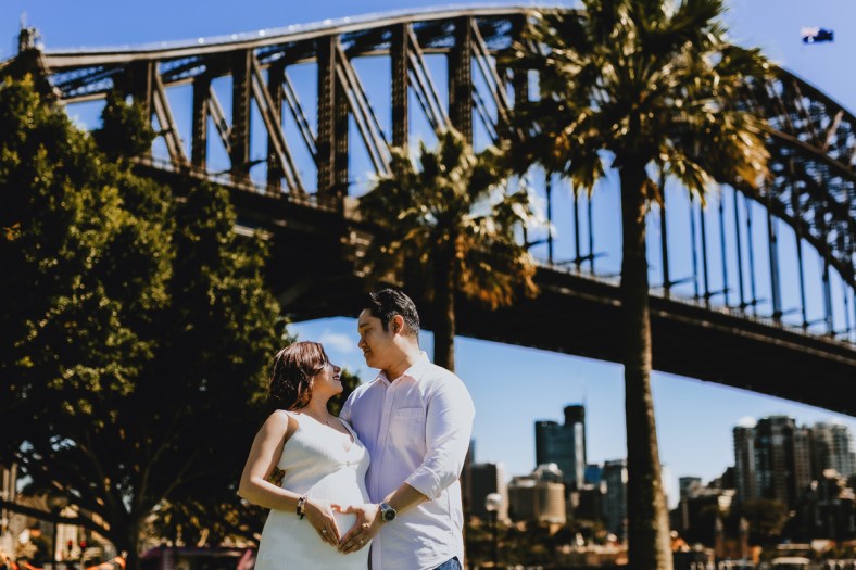 Sydney Maternity Photo Shoot, Family Portraits, Maternity Shoot, © Portraits by Bukool, Sydney Opera House, Sydney Harbour Bridge, Sydney Photographer, Mariann Silud Maternity, Maternity Photoshoot, Sydney Australia