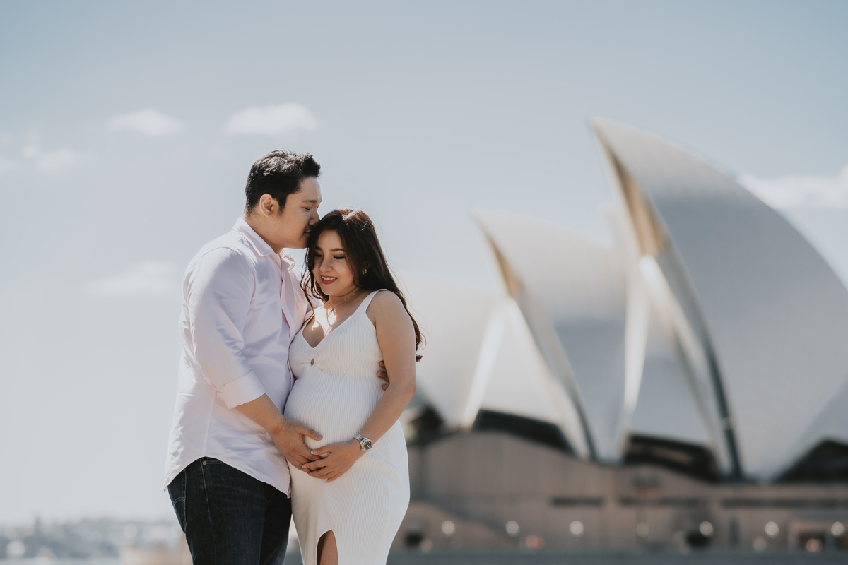 Sydney Maternity Photo Shoot, Family Portraits, Maternity Shoot, © Portraits by Bukool, Sydney Opera House, Sydney Harbour Bridge, Sydney Photographer, Mariann Silud Maternity, Maternity Photoshoot, Sydney Australia