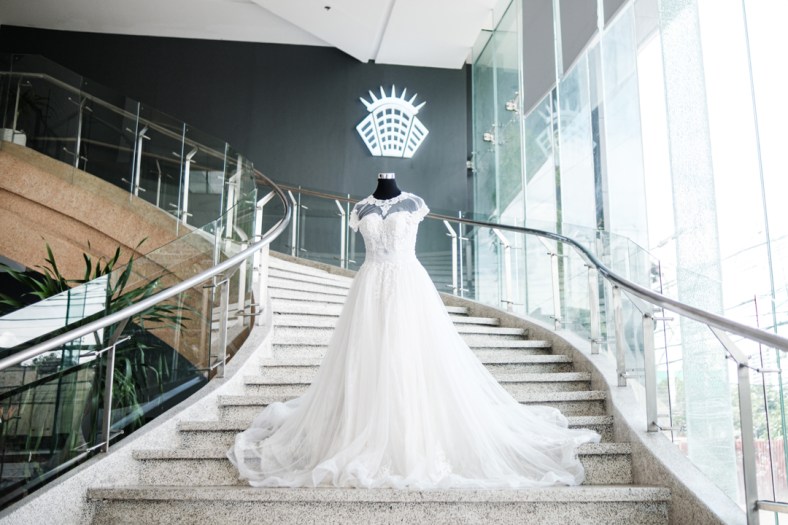 Jimmy and Maureen Wedding, Cebu Wedding Photographer, Portraits by Bukool, Cebu Archdiocesan Shrine of Saint Pedro Calungsod, Golden Peak Hotel Wedding, Bridal Gown