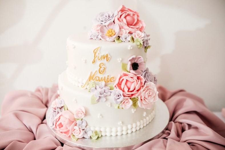 Jimmy and Maureen Wedding, Cebu Wedding Photographer, Portraits by Bukool, Cebu Archdiocesan Shrine of Saint Pedro Calungsod, Golden Peak Hotel Wedding, bridal cake