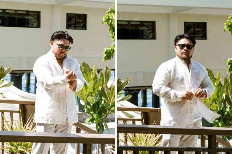 Rosh & Rachel Cebu Wedding, Cebu Wedding photographer, Nalusuan Island Cebu Wedding, Groom's preparation, Groom Portrait