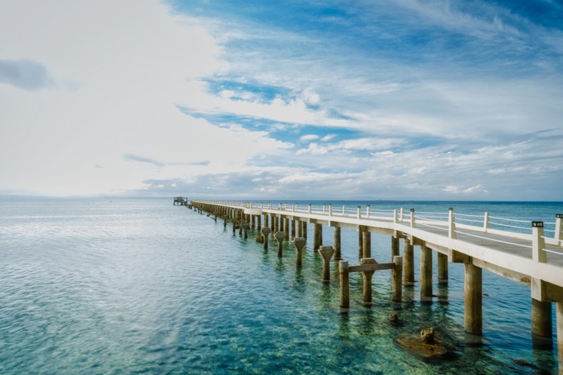 Rosh & Rachel Cebu Wedding, Cebu Wedding photographer, Nalusuan Island Cebu Wedding, Nalusuan Island's pier