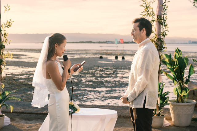 Nalusuan Island Wedding, Intimate Wedding, Sunset Wedding, Cebu Wedding, Wedding Photographer Cebu, Destination Wedding Photographer Cebu, Portraits by Bukool, BukoolFilms, The Vows